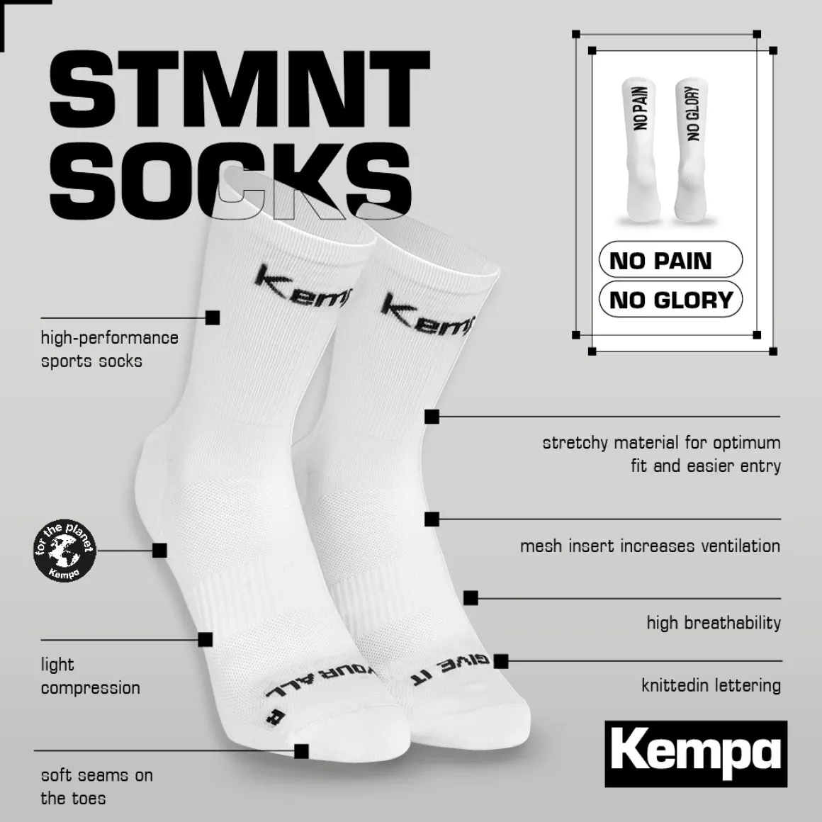 STMNT Socken No Pain No Glory
