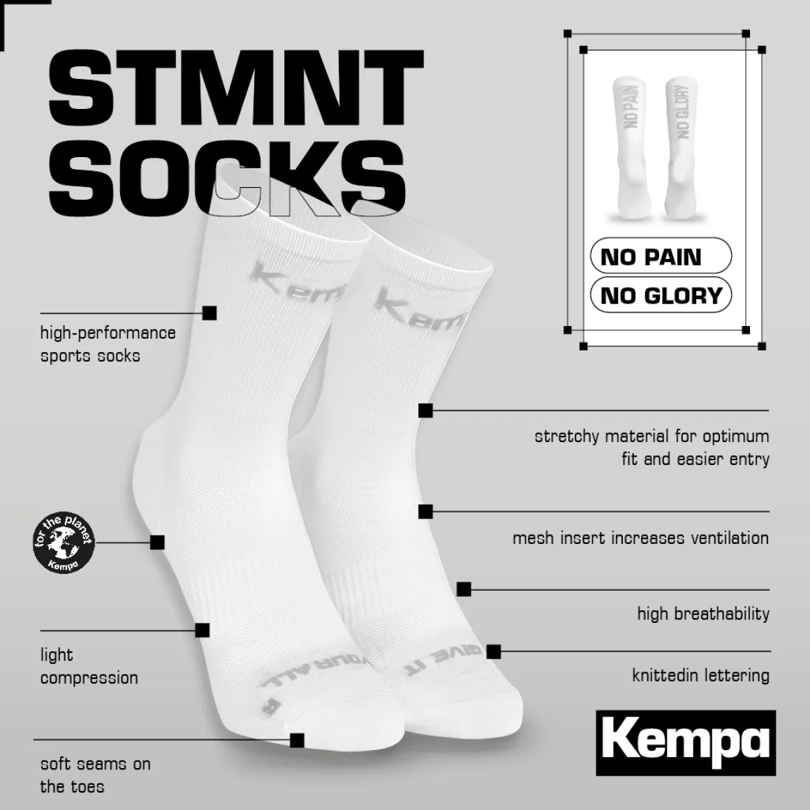 STMNT Socken No Pain No Glory